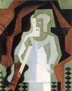 Juan Gris Clown oil painting